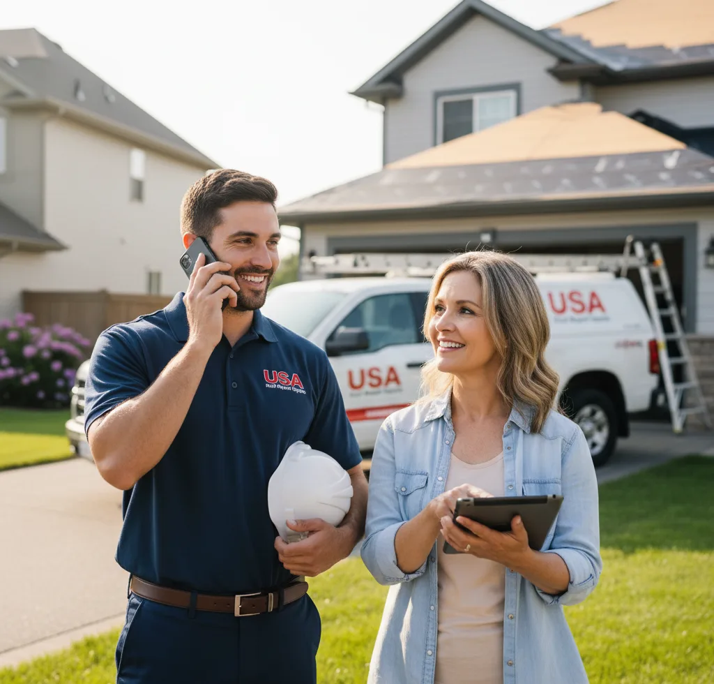 USA Roof Repair Experts customer support in Jasper